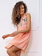 Платье персикового цвета | 5783978 | фото 4