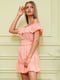 Платье персикового цвета | 5784078 | фото 3