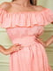 Платье персикового цвета | 5784078 | фото 5