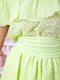 Платье салатового цвета | 5784080 | фото 5