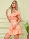 Платье персикового цвета | 5784084 | фото 2