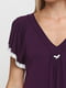 Рубашка ночная фиолетовая | 5546477 | фото 4