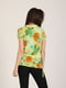 Блуза комбінованого кольору в квітковий принт | 5794005 | фото 2