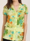 Блуза комбінованого кольору в квітковий принт | 5794005 | фото 3