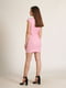 Платье розовое в цветочный принт | 5794272 | фото 2
