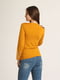 Блуза горчичного цвета с орнаментом | 5794275 | фото 2