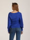 Блуза синяя с рисунком | 5794565 | фото 3
