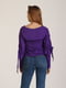 Блуза фиолетовая с рисунком | 5794570 | фото 3