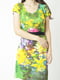 Сукня комбінованого кольору в квітковий принт | 4399510 | фото 4