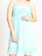 Платье голубое с декором | 4399519 | фото 3