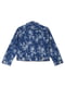 Куртка синя в квітковий принт | 5790189 | фото 3