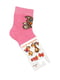 Шкарпетки рожеві в принт | 5790208 | фото 2