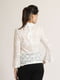 Блуза біла з візерунком | 5790304 | фото 2