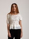 Блуза біла в квітковий принт | 5795041 | фото 2