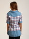 Блуза-сорочка комбінованого кольору в клітинку | 5795204 | фото 3