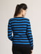 Пуловер комбинированного цвета в полоску | 5795430 | фото 2