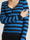 Пуловер комбинированного цвета в полоску | 5795430 | фото 3