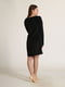 Платье черное с декором | 5796060 | фото 2