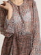 Блуза комбинированного цвета в цветочный принт | 5796072 | фото 3