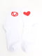Шкарпетки білі з логотипом | 5798474