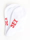 Шкарпетки білі в принт | 5798666 | фото 2