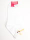 Шкарпетки білі з логотипом | 5798714