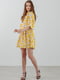 Сукня жовта в квітковий принт | 5799903 | фото 3