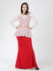 Сукня червона з візерунком | 5789461 | фото 4