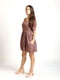 Сукня коричнева в принт | 5796085 | фото 3