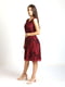 Сукня червона з візерунком | 5796091 | фото 2