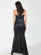 Платье черное с узором | 5796252 | фото 2