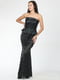 Сукня чорна з візерунком | 5796252 | фото 6