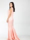 Платье персикового цвета с узором | 5796276 | фото 5
