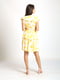 Платье желтое в принт | 5796858 | фото 2