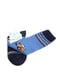 Шкарпетки сині в смужку і в принт | 5797159 | фото 2