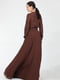 Сукня коричнева з візерунком | 5797370 | фото 3