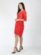 Платье красное с узором | 5798095 | фото 2