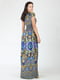 Сукня комбінованого кольору з орнаментом | 5798097 | фото 4