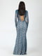 Сукня синя з візерунком | 5798117 | фото 3