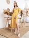 Платье желтое в принт | 5801353 | фото 2