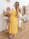 Платье желтое в принт | 5801353 | фото 3