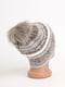 Комплект: шапка, шарф и митенки | 5801439 | фото 5