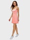 Платье розовое с принтом | 5802004 | фото 3