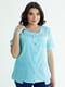 Блуза блакитна | 5801912