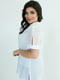Блуза біла в принт | 5801913 | фото 2