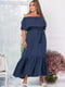Сукня синя в горошок | 5802749 | фото 2