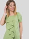 Блуза оливкового кольору | 5799716