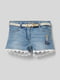 Шорты синие джинсовые | 5803875 | фото 3