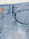 Шорты голубые джинсовые | 5803683 | фото 2