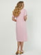 Платье розовое с цветочным принтом | 5805307 | фото 4
